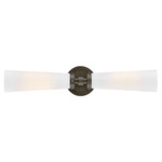 Jude Bathroom Vanity Light - Black Oxide / Opal