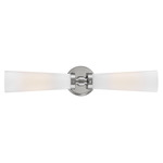 Jude Bathroom Vanity Light - Polished Nickel / Opal