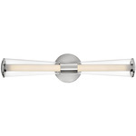Elin Bathroom Vanity Light - Chrome / Clear
