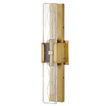Monte Bathroom Vanity Light - Heritage Brass