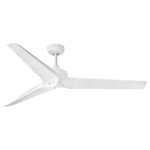Chisel Smart Ceiling Fan - Matte White / Matte White