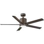 Vail Smart Ceiling Fan with Light - Metallic Matte Bronze / Etched Opal