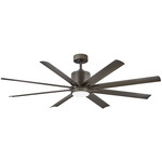 Vantage Smart Ceiling Fan with Light - Metallic Matte Bronze / Etched Opal