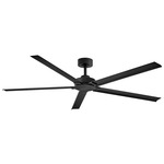 Vento Smart Ceiling Fan - Matte Black / Matte Black