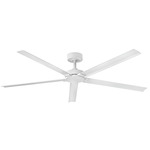 Vento Smart Ceiling Fan - Matte White / Matte White