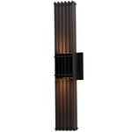 Drew Extra Tall Outdoor Wall Sconce - Matte Black