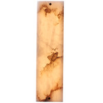 Vertical Wall Light - Winter Brass / Alabaster