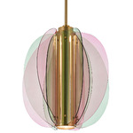 Tulipa Pendant - Winter Brass