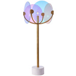 Chroma Floor Lamp - True Brass / Iridescent