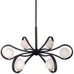 Elliptical Pendant - Matte Black / Alabaster