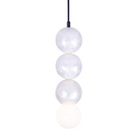 Pearls Pendant - Matte Black / Capiz