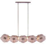 Poppy Island Light - Pearlized Antique Brass / Abaca Rope Poppy Island Light - Pearlized Antique Brass / Abaca Rope