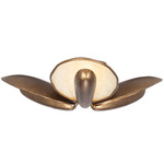 Spat Ceiling Light - Pearlized Antique Brass / Capiz