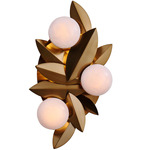 Blush Wall Sconce - Winter Brass / Pink