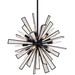 Radiance Pendant - Matte Black / Capiz