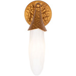 Bougainvillea Wall Sconce - Warm Gold / Frosted