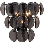 Uroko Wall Sconce - Black Nickel / Smoke Uroko Wall Sconce - Black Nickel / Smoke