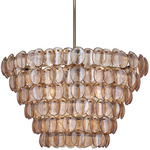 Uroko Pendant - Winter Brass / Clear / Gold Uroko Pendant - Winter Brass / Clear / Gold
