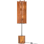Plexus Floor Lamp - Graphite / Brown Leather