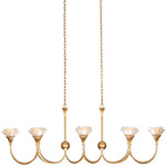 Flora Island Light - Modern Gold / Capiz Flora Island Light - Modern Gold / Capiz