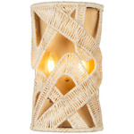 Soga Wall Sconce - Modern Gold / Natural