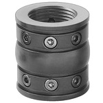 Fan Downrod Coupler - Satin Black