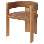 Collector Dining Chair - Oak / Cognac Nubuck Leather