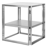 Foldable Side Table - Stainless Steel