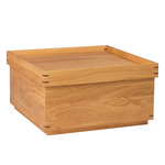 Japanese Square Tray Table - Oiled Oak
