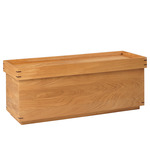 Japanese Rectangular Tray Table - Oiled Oak