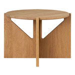 Simple Side Table - Warm Lacquered Oak