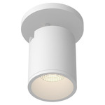Lorna 3 inch Adjustable Spot Ceiling Light - White / Clear