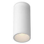 Lorna 3 inch no Canopy Ceiling Flush Light - White / Clear