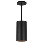 Lorna 4 inch Pendant - Black / Clear