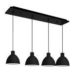 Chroma Linear Multi Light Pendant - Black / White
