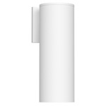 Lorna 4 inch Outdoor Wall Light - White / Clear
