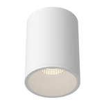 Lorna 4 inch no Canopy Ceiling Flush Light - White / Clear
