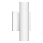 Lorna 3 inch Up / Down Wall Light - White / Clear