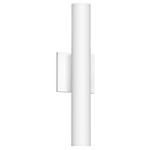 Lorna 3 inch Up / Down Wall Light - White / Clear