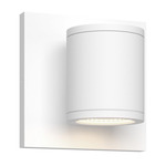 Nordic Mini Outdoor Wall Light - White / Clear
