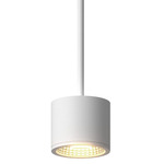 Nordic 5 inch Outdoor Pendant - White / Clear