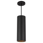 Lorna 4 inch Pendant - Black / Clear