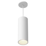 Lorna 4 inch Pendant - White / Clear