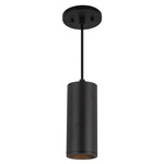 Lorna 3 inch Pendant - Black / Clear
