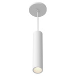 Lorna 2 inch Pendant - White / Clear