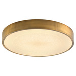 Floe Color-Select Ceiling Light - Brushed Brass / Frost