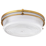 Emory Color-Select Ceiling Light - Brushed Brass / Clear