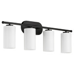 Belinder Bathroom Vanity Light - Matte Black / White