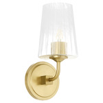 Providence Wall Sconce - Aged Brass / Milk