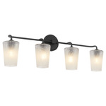 Providence Bathroom Vanity Light - Matte Black / Milk